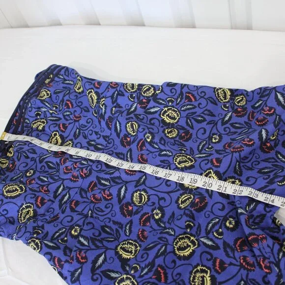 Cartonnier Anthropologie Womens Jumpsuit Romper Blue Straps Size 12 Knee Length - Picture 11 of 12